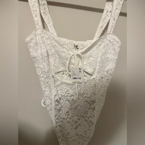 Free People Lace Onesie - NWT